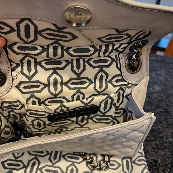 Rebecca Minkoff Women's Studded Quilted Cross body purse - Picture 4 of 5